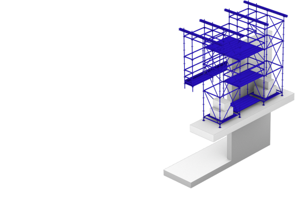 Hängegerüste Illustration